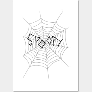 Spoopy Spiderweb Posters and Art